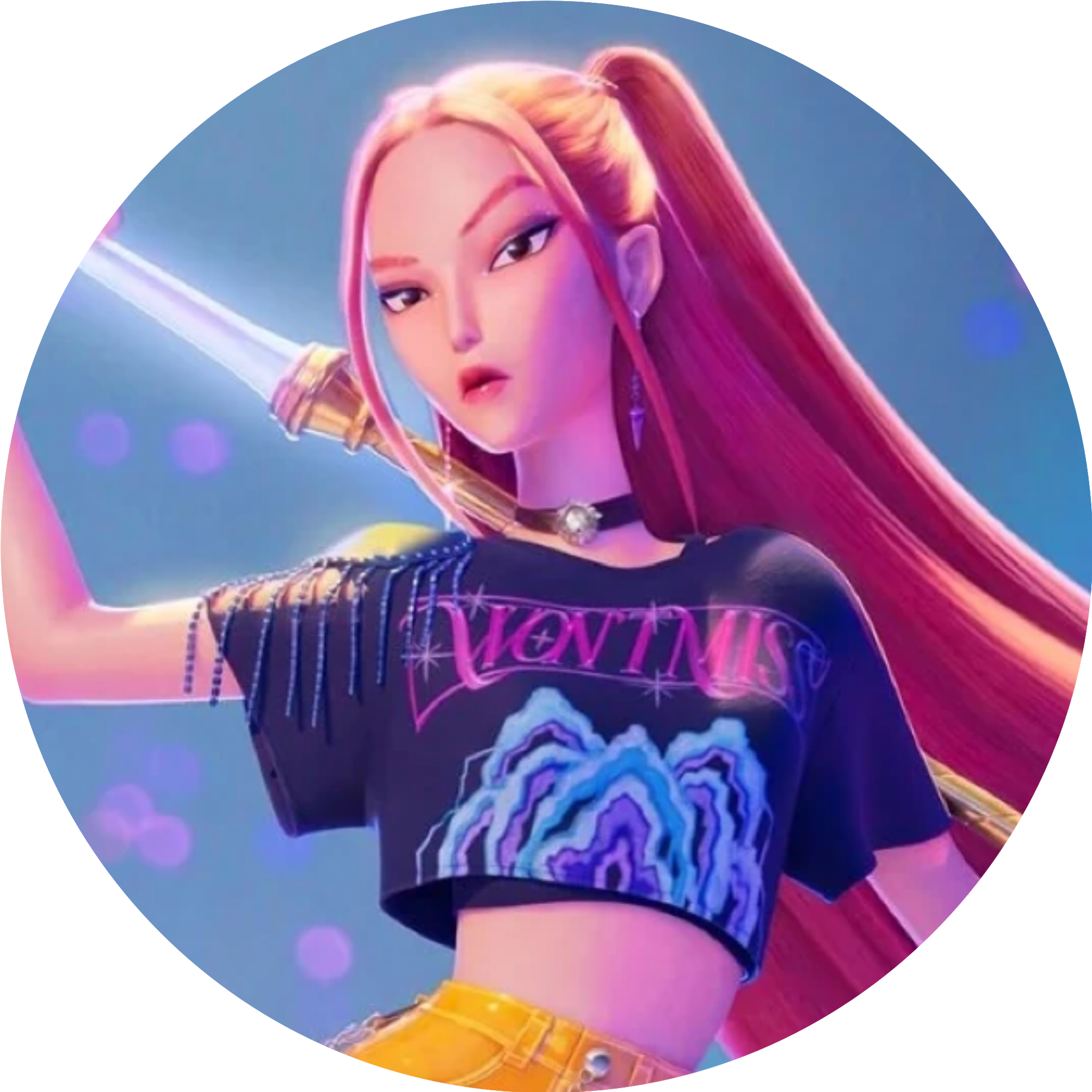 KPop Demon Hunters | Perruque de Mira