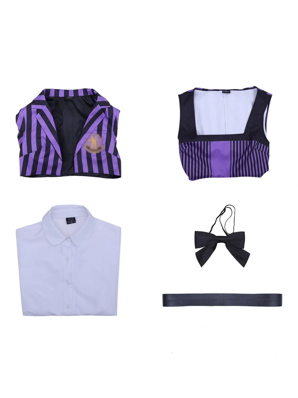 Wednesday | Uniforme violet d'Enid